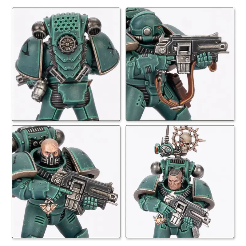 Set figurine warhammer the horus heresy, games workshop, legion mkvi tactical squad, 20 miniaturi, model 31-172